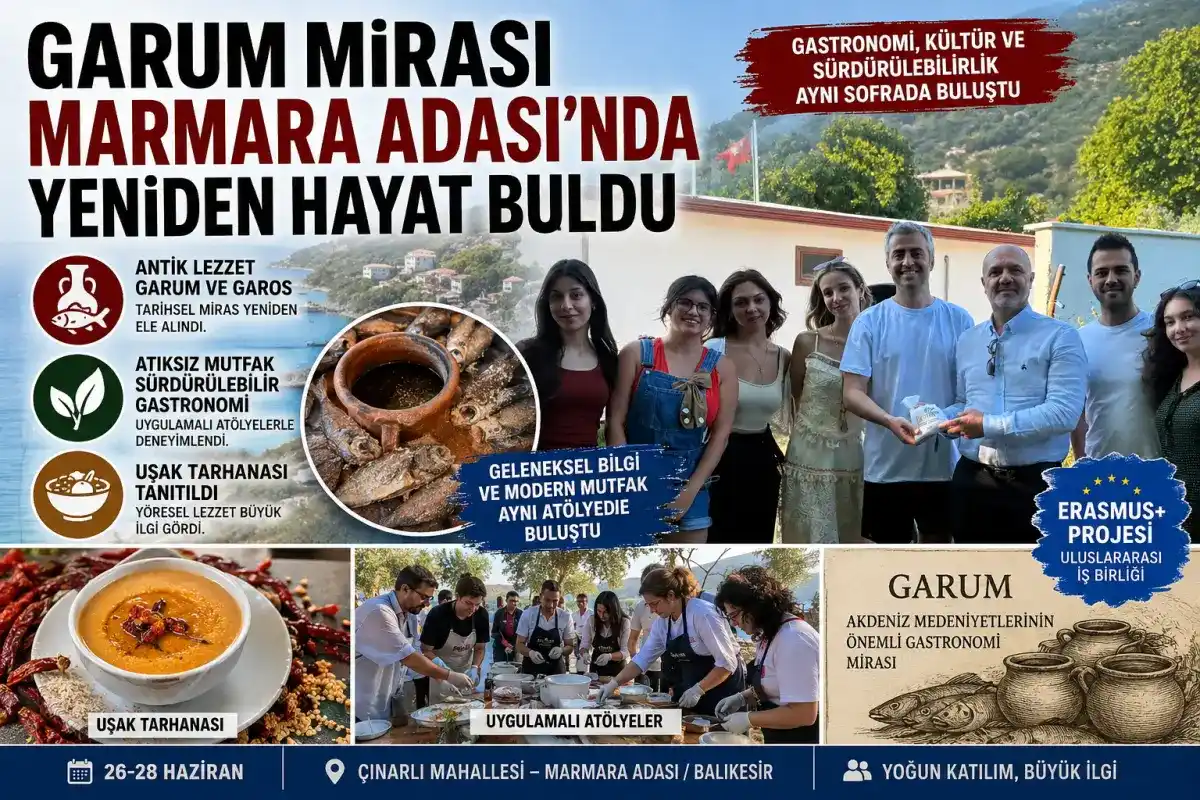 Garum Mirası Marmara Adası'nda Yeniden Hayat Buldu