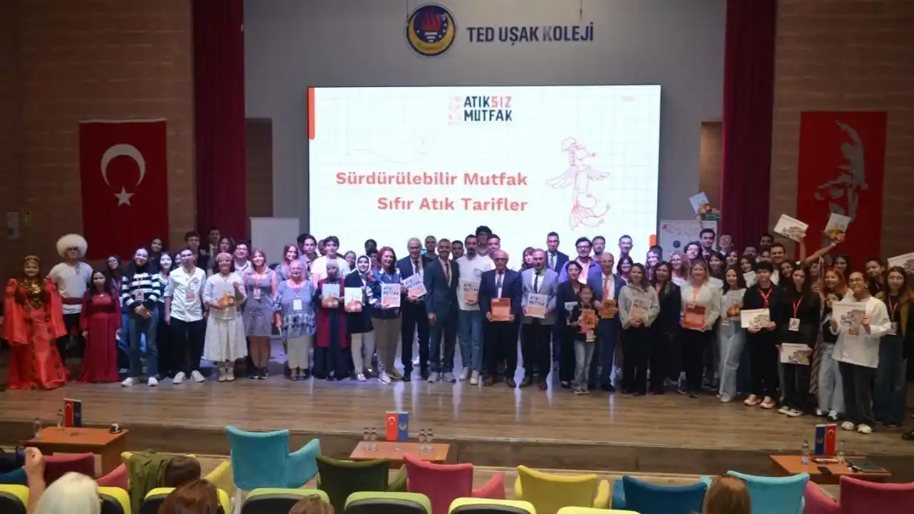 Uşak’ta Erasmus+ “Atıksız Mutfak” Projesinin Kapanış Galası